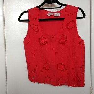 Newport News Medium Rayon Red color